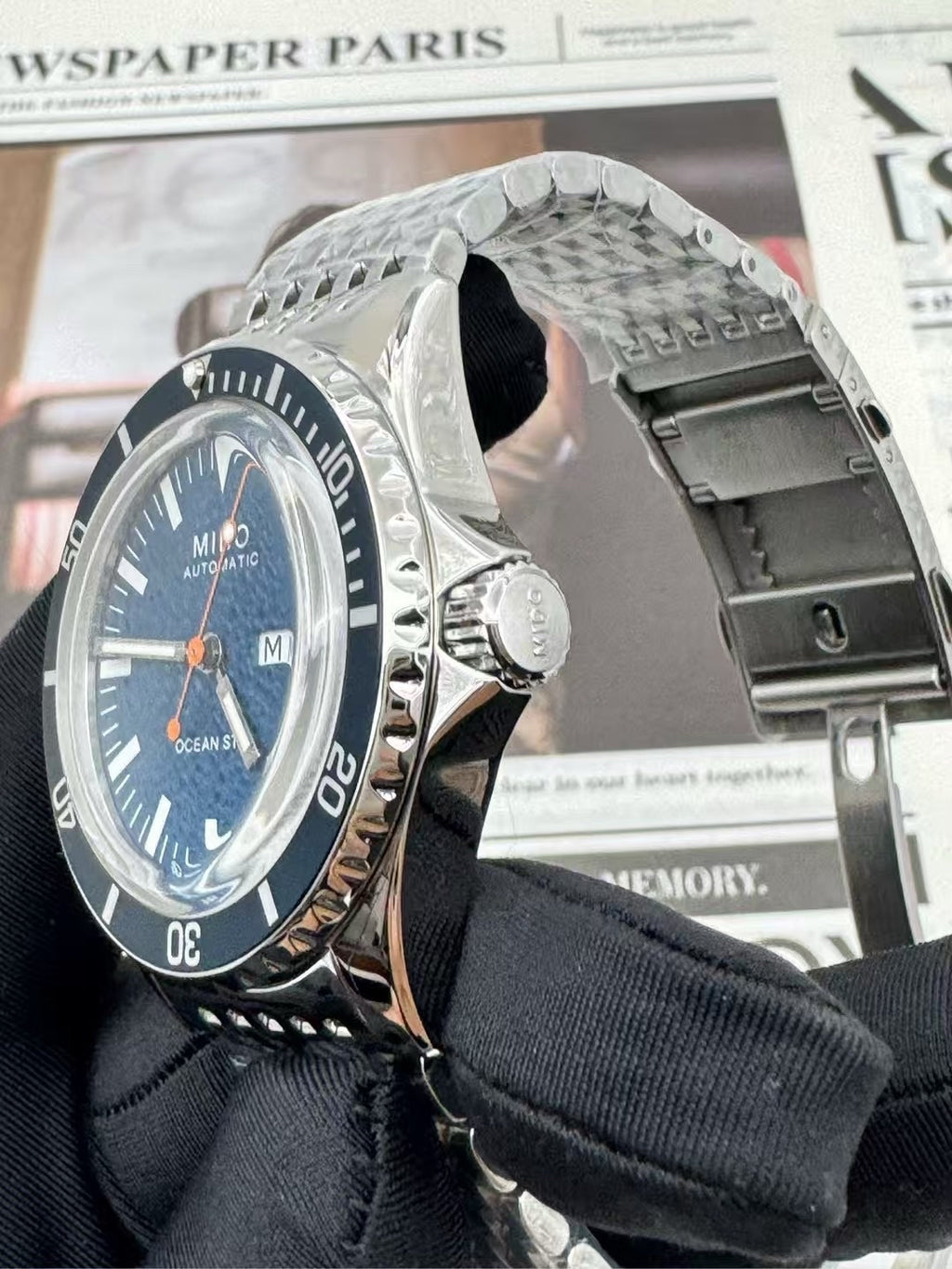 Mido Pioneer Blue Automatic (self-winding) watch 40.50 millimeters M026.830.11.041.00
