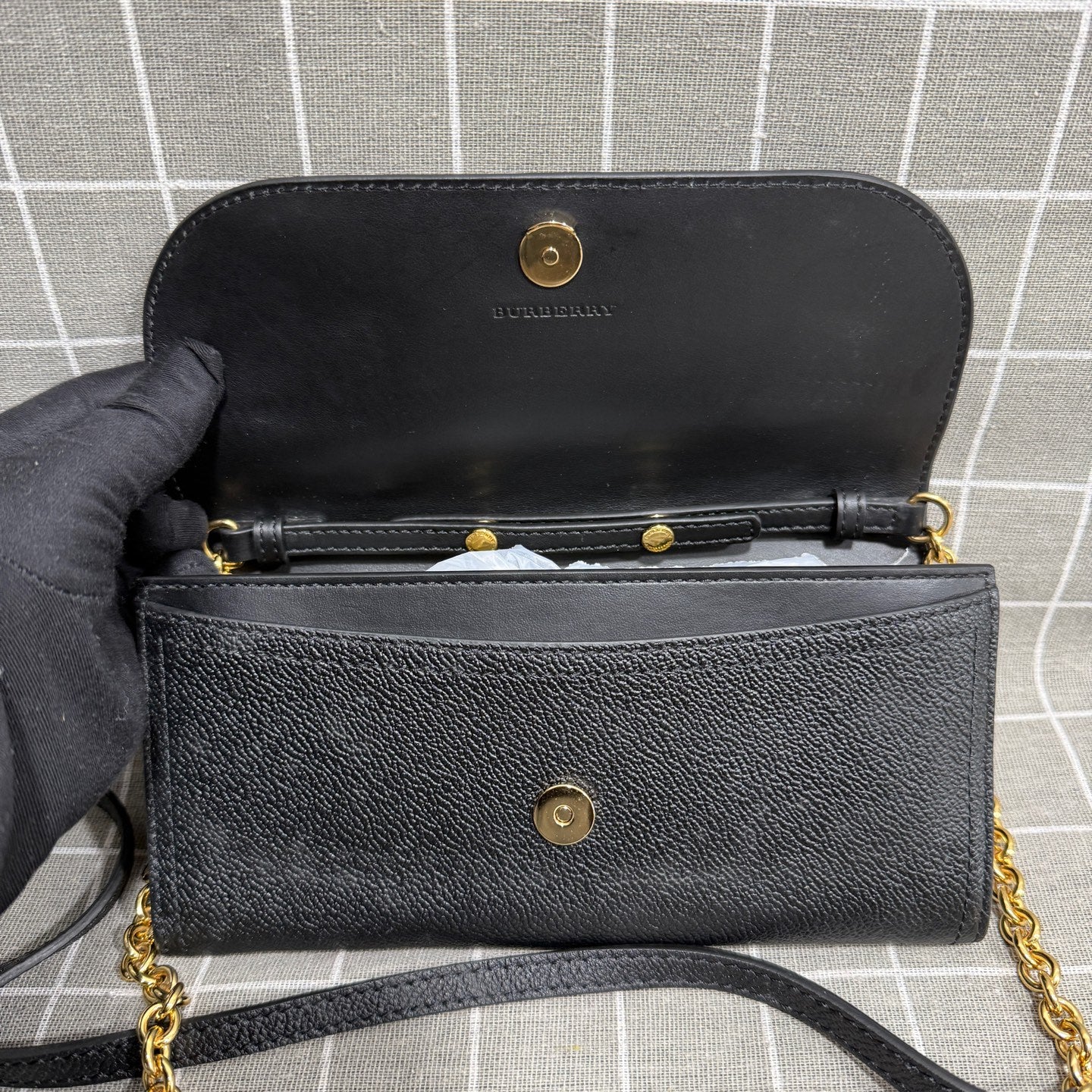 Burberry Black Clutch