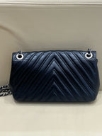 Chanel Classic 11.12 Handbag Blue Crossbody 15.5 × 25.5 × 6.5 A01112Y25539N0901