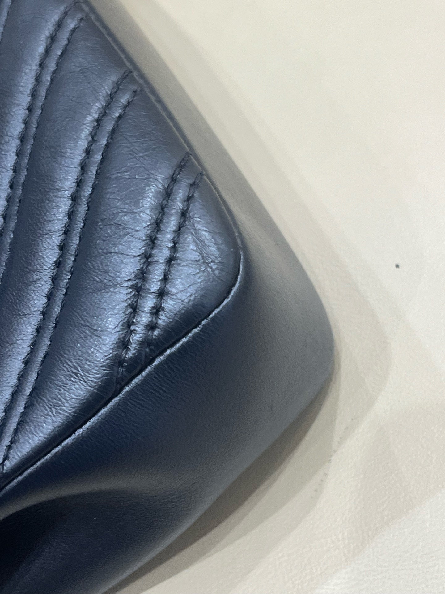 Chanel Classic 11.12 Handbag Blue Crossbody 15.5 × 25.5 × 6.5 A01112Y25539N0901