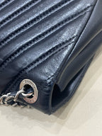 Chanel Classic 11.12 Handbag Blue Crossbody 15.5 × 25.5 × 6.5 A01112Y25539N0901
