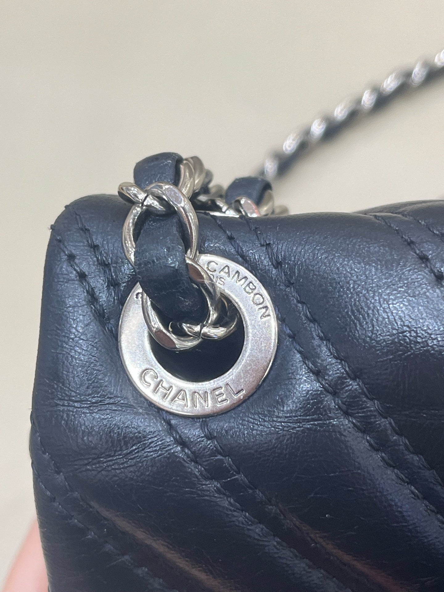 Chanel Classic 11.12 Handbag Blue Crossbody 15.5 × 25.5 × 6.5 A01112Y25539N0901