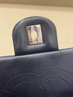 Chanel Classic 11.12 Handbag Blue Crossbody 15.5 × 25.5 × 6.5 A01112Y25539N0901