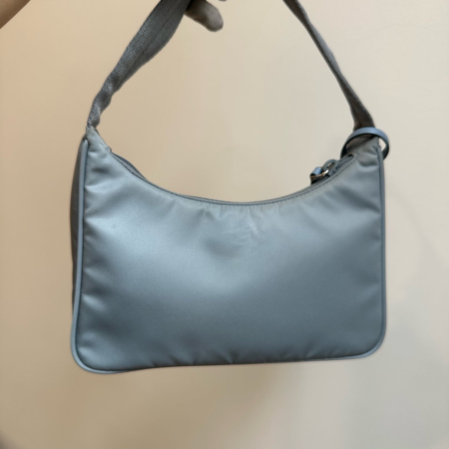 Prada Prada Re-Edition 2000 Re-Nylon Recycled Nylon Hobo Underarm Bag Cordura Blue 1NE515_RDH0_F0591