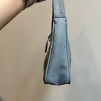 Prada Prada Re-Edition 2000 Re-Nylon Recycled Nylon Hobo Underarm Bag Cordura Blue 1NE515_RDH0_F0591