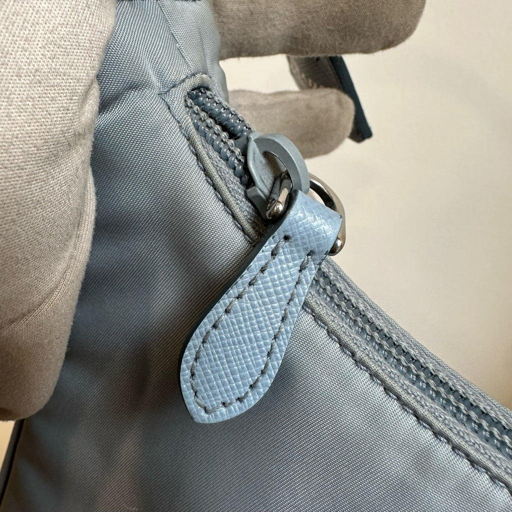 Prada Prada Re-Edition 2000 Re-Nylon Recycled Nylon Hobo Underarm Bag Cordura Blue 1NE515_RDH0_F0591