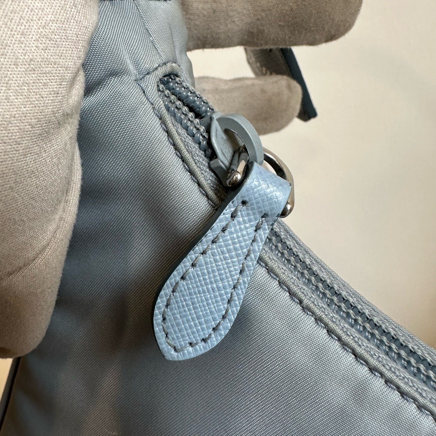 Prada Prada Re-Edition 2000 Re-Nylon Recycled Nylon Hobo Underarm Bag Cordura Blue 1NE515_RDH0_F0591