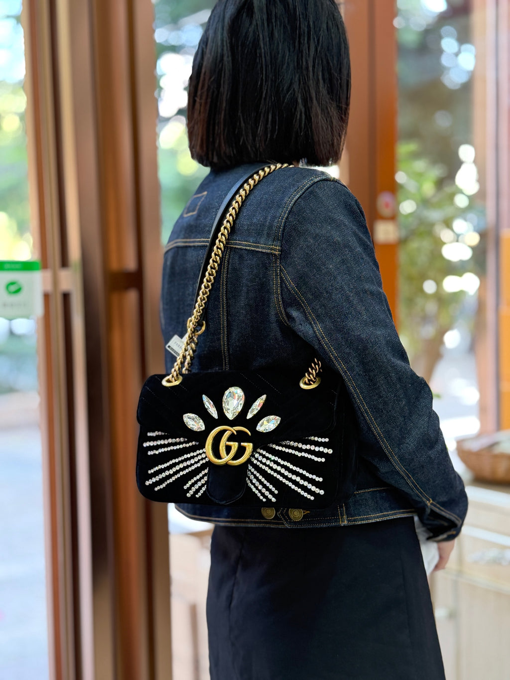 Gucci Black Shoulder Bag 4434979FRQT1081