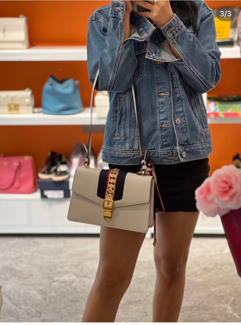 Gucci White Crossbody