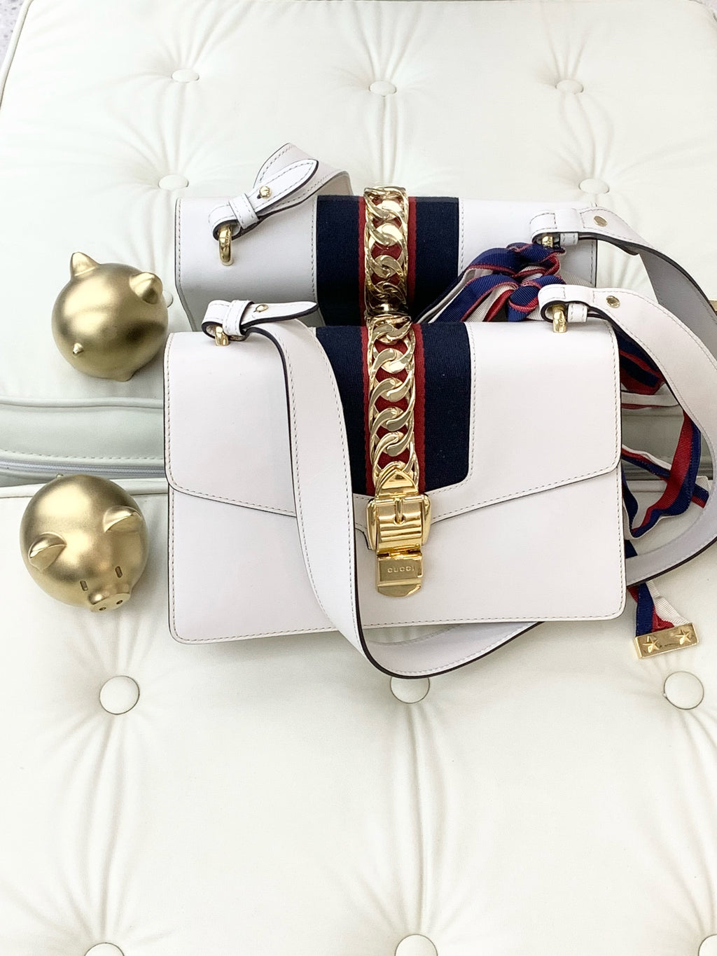 Gucci White Crossbody