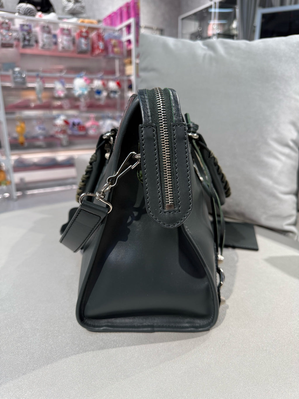 Balenciaga Green Shoulder Bag