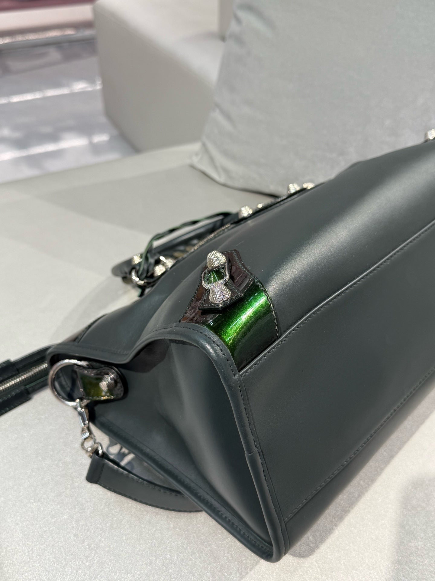 Balenciaga Green Shoulder Bag