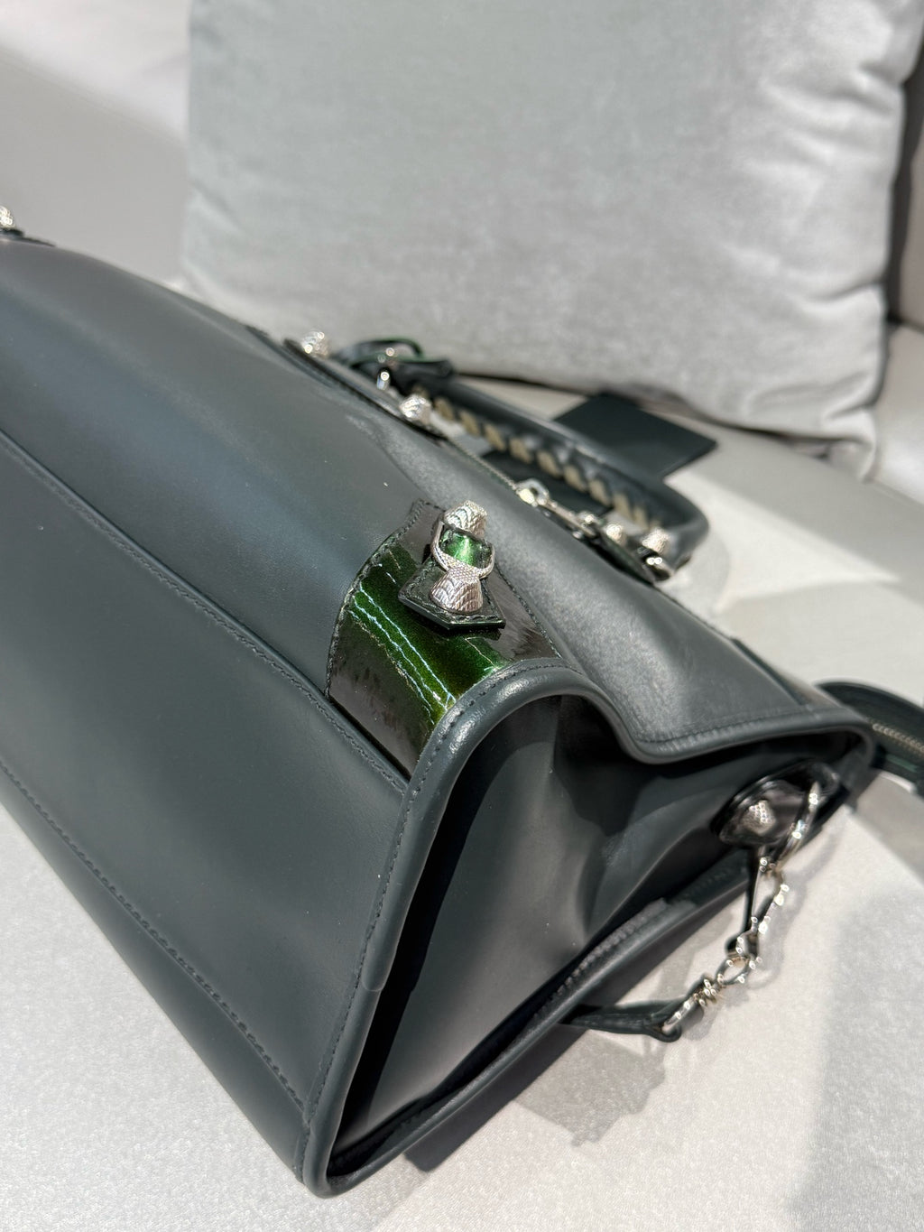Balenciaga Green Shoulder Bag