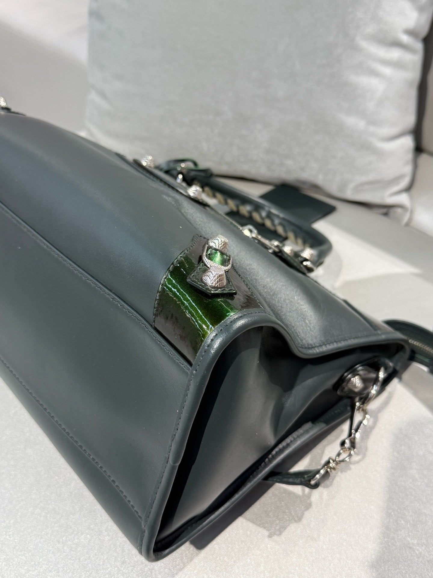 Balenciaga Green Shoulder Bag