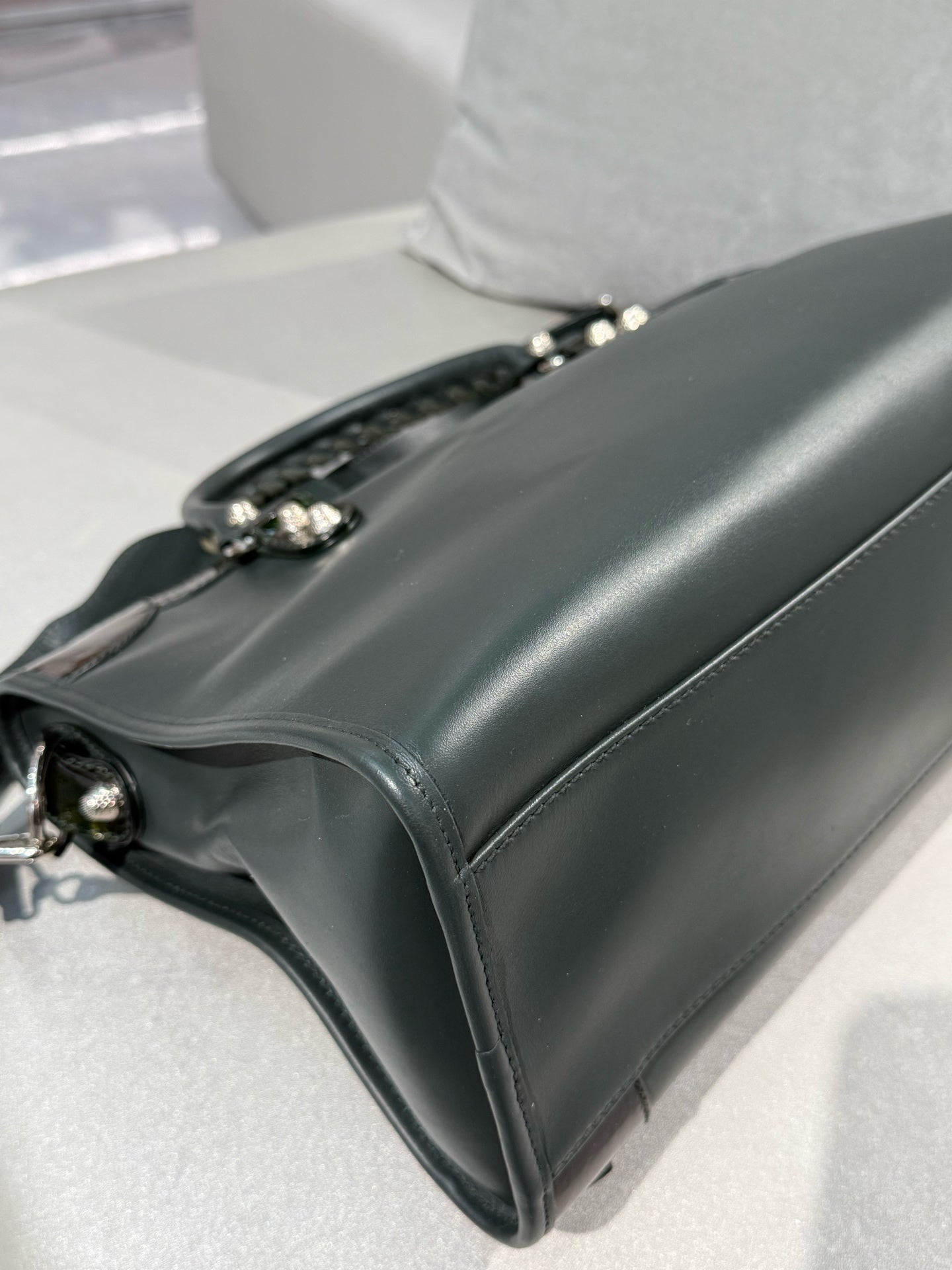 Balenciaga Green Shoulder Bag