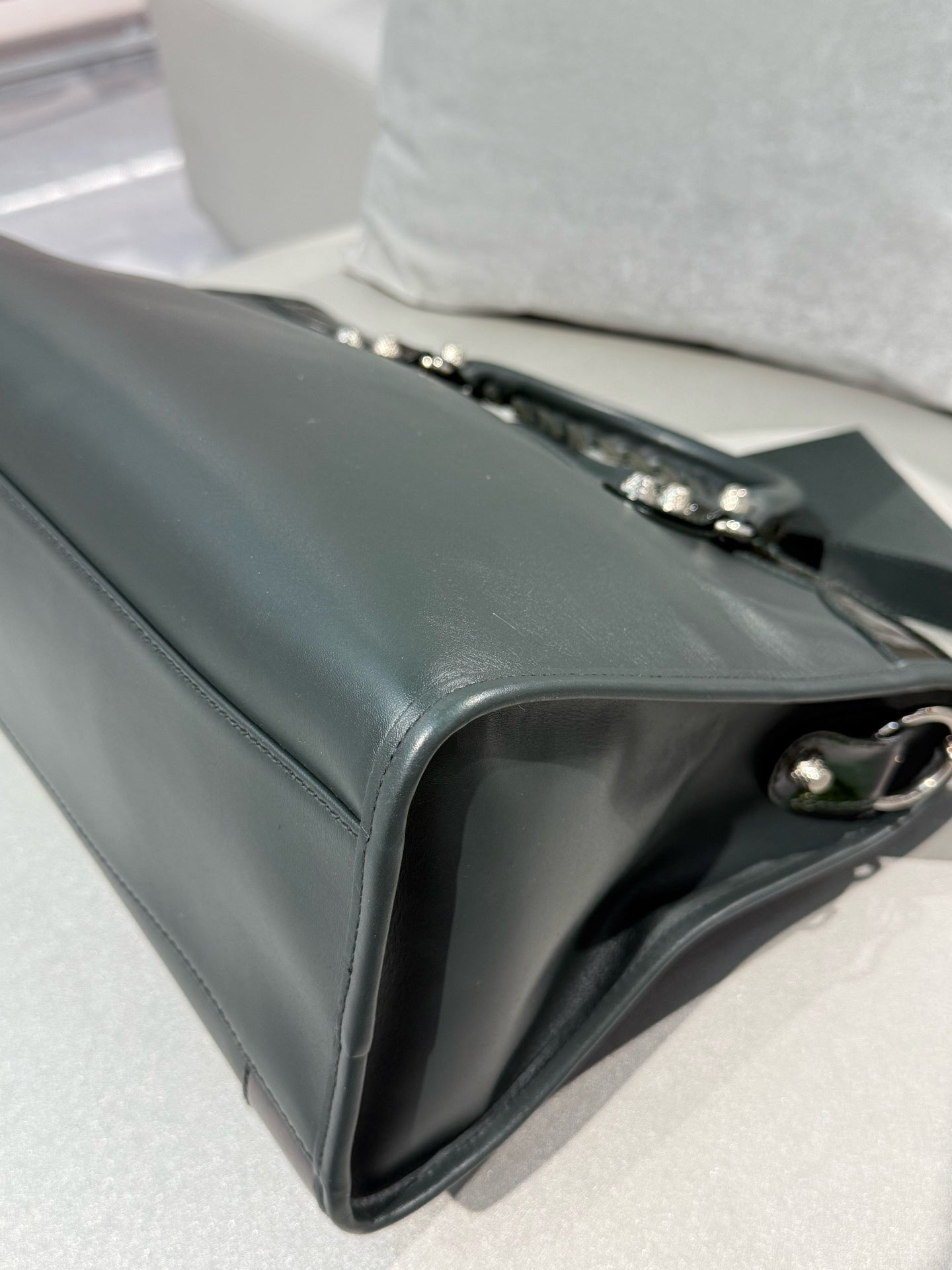 Balenciaga Green Shoulder Bag