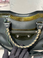 Balenciaga Green Shoulder Bag
