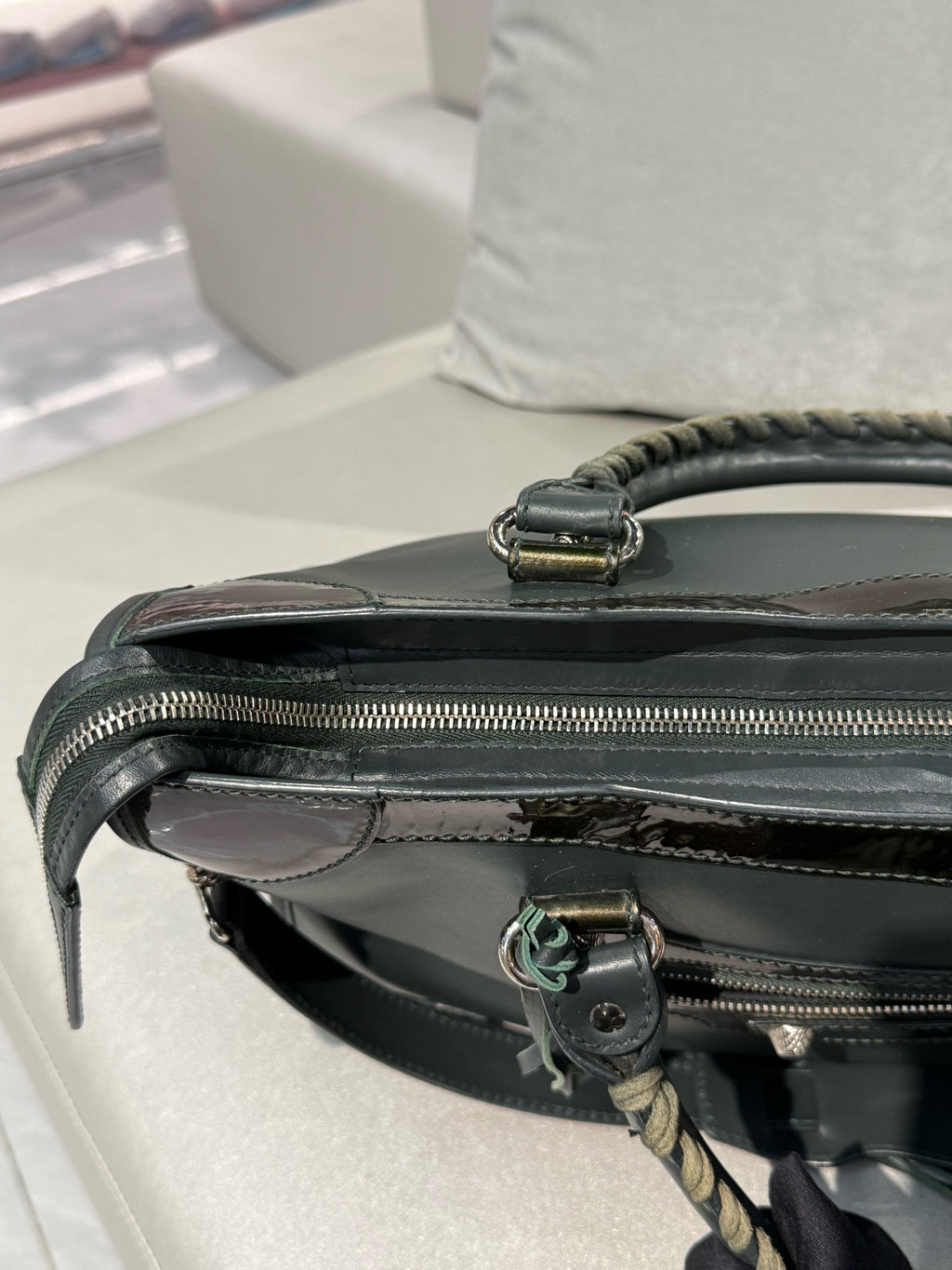 Balenciaga Green Shoulder Bag