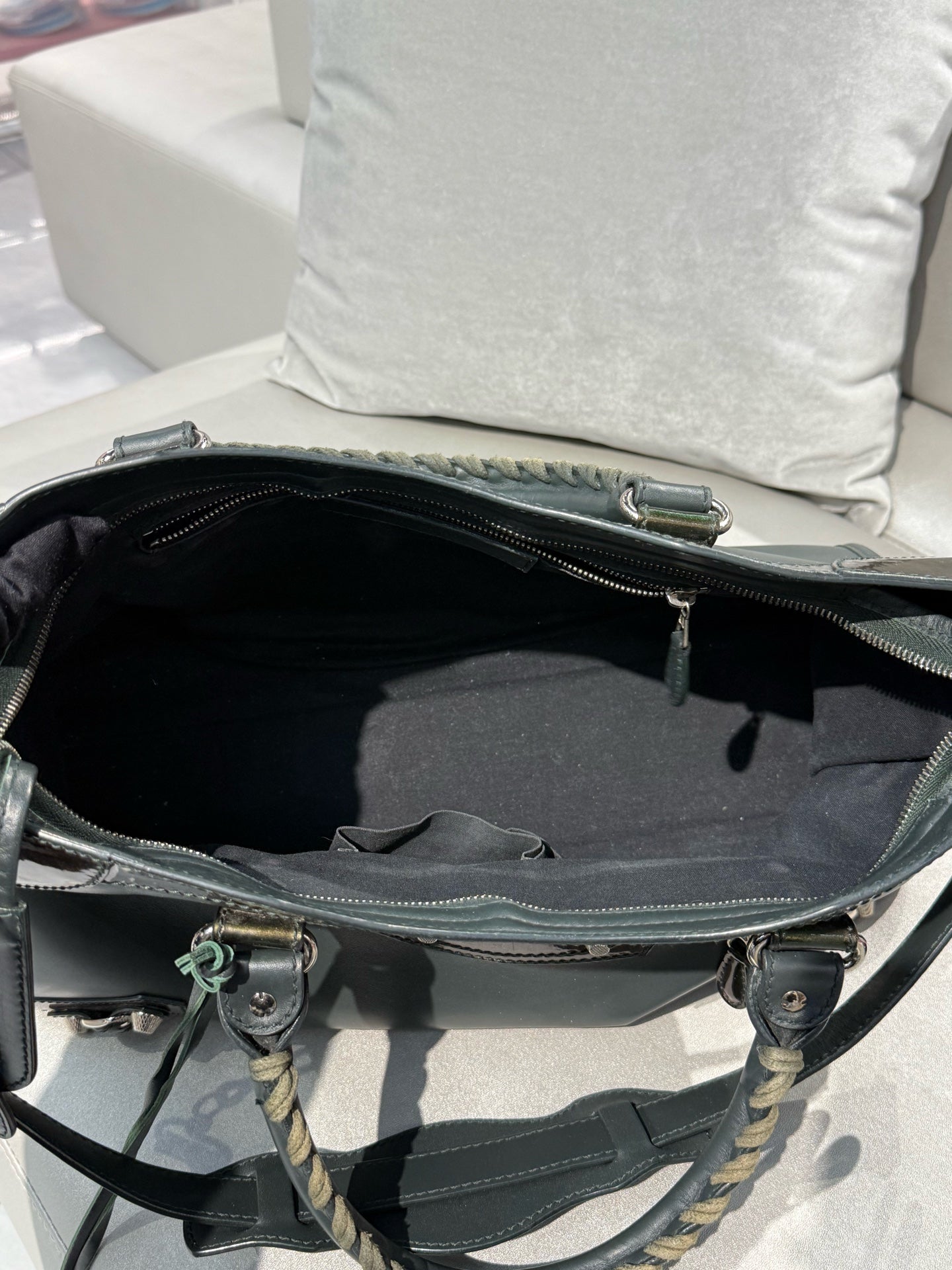 Balenciaga Green Shoulder Bag