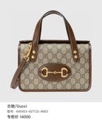 Gucci Gucci Horsebit 1955 Collection Canvas Crossbody 645453-92TCG-8563