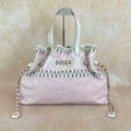 Celine Canvas Pink Bucket & Drawstring Bag
