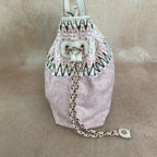 Celine Canvas Pink Bucket & Drawstring Bag