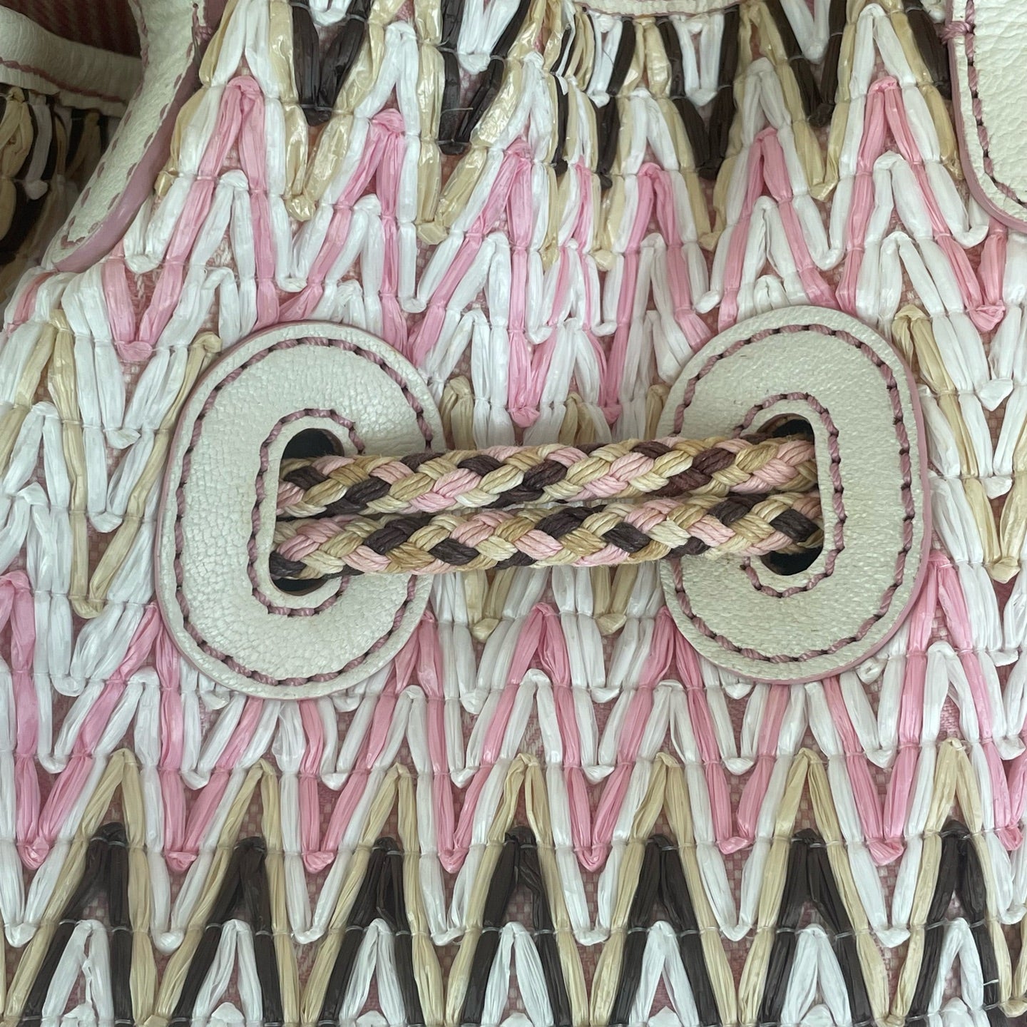 Celine Canvas Pink Bucket & Drawstring Bag