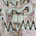 Celine Canvas Pink Bucket & Drawstring Bag