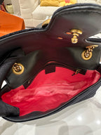 Gucci Velvet Black Shoulder Bag 443497K4D2T1000