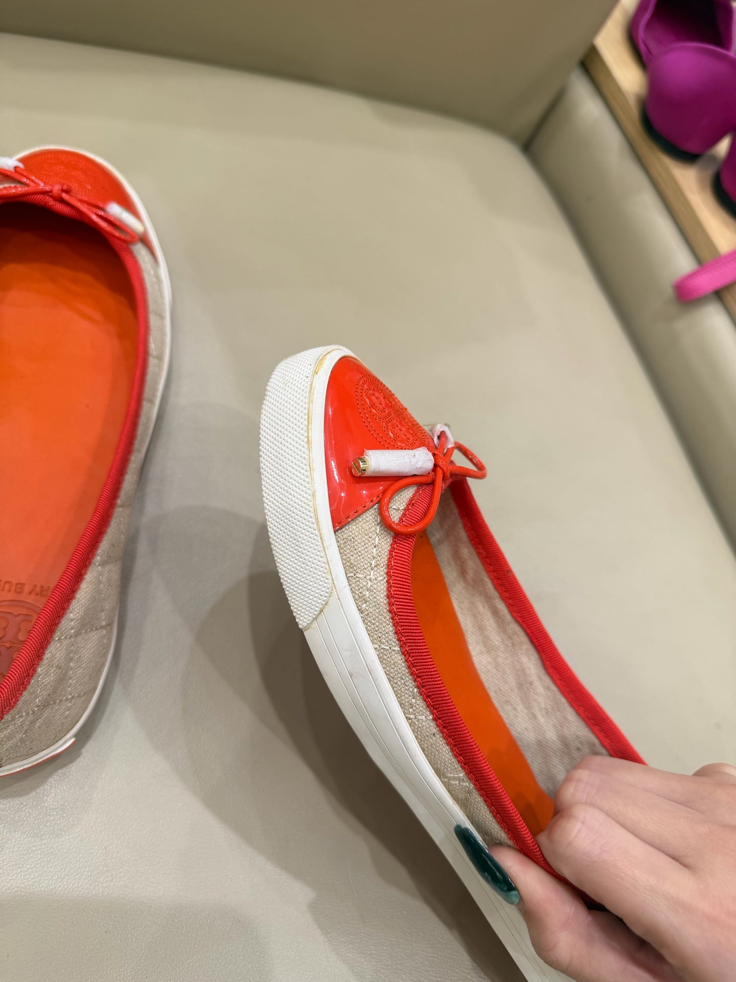 Tory Burch Orange Flat shoes
