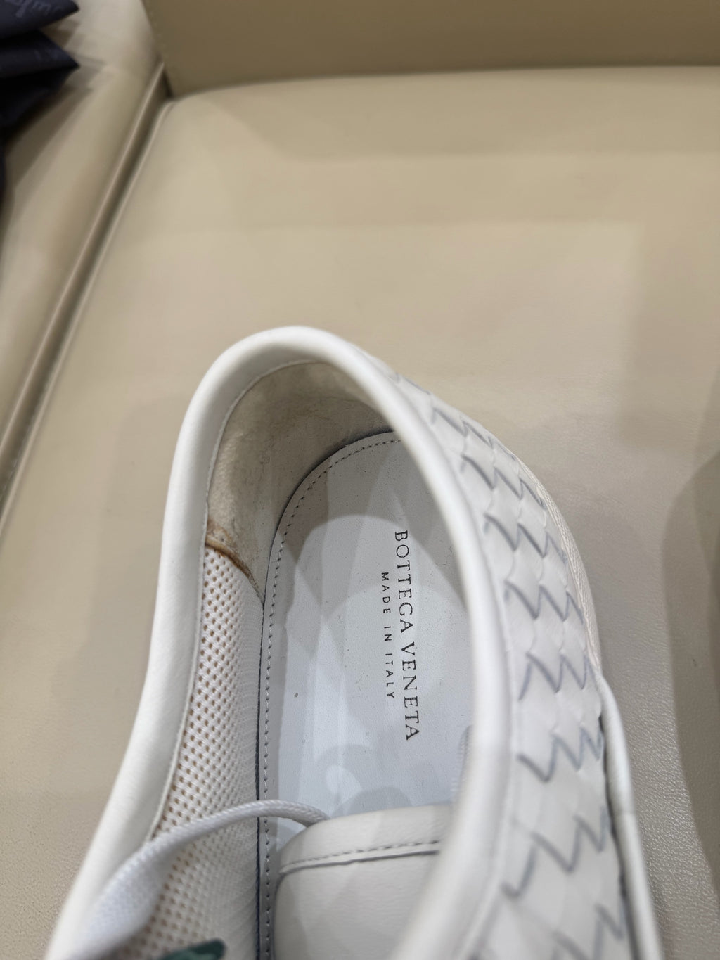 Bottega Veneta White Skate shoes