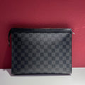 Louis Vuitton Pochette Voyage Black Clutch