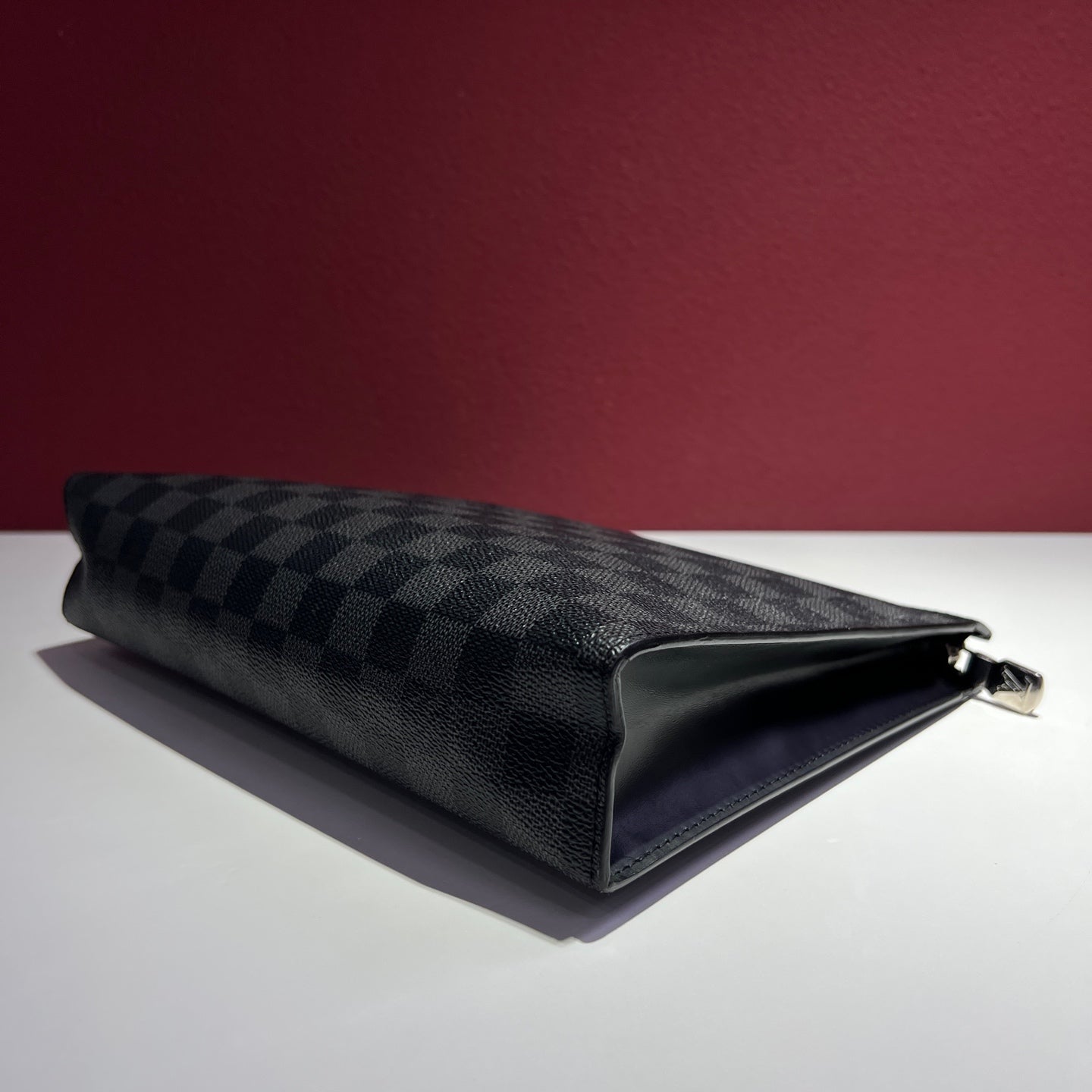 Louis Vuitton Pochette Voyage Black Clutch