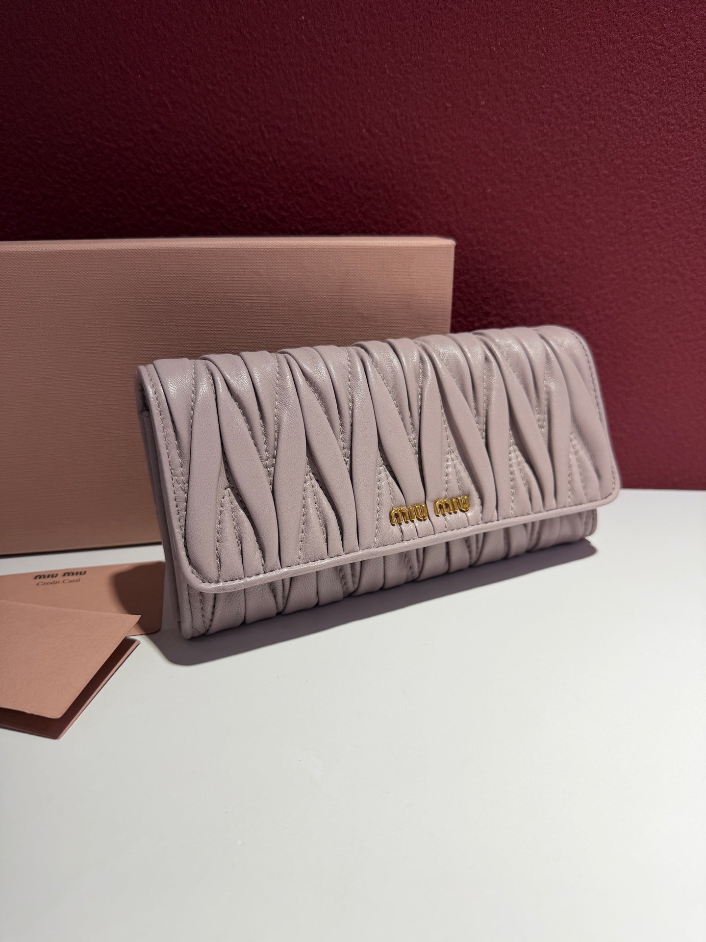 Miu Miu Pink Length 19 cm x Width 3 cm x Height 9 cm 5M1109-N88-F0025
