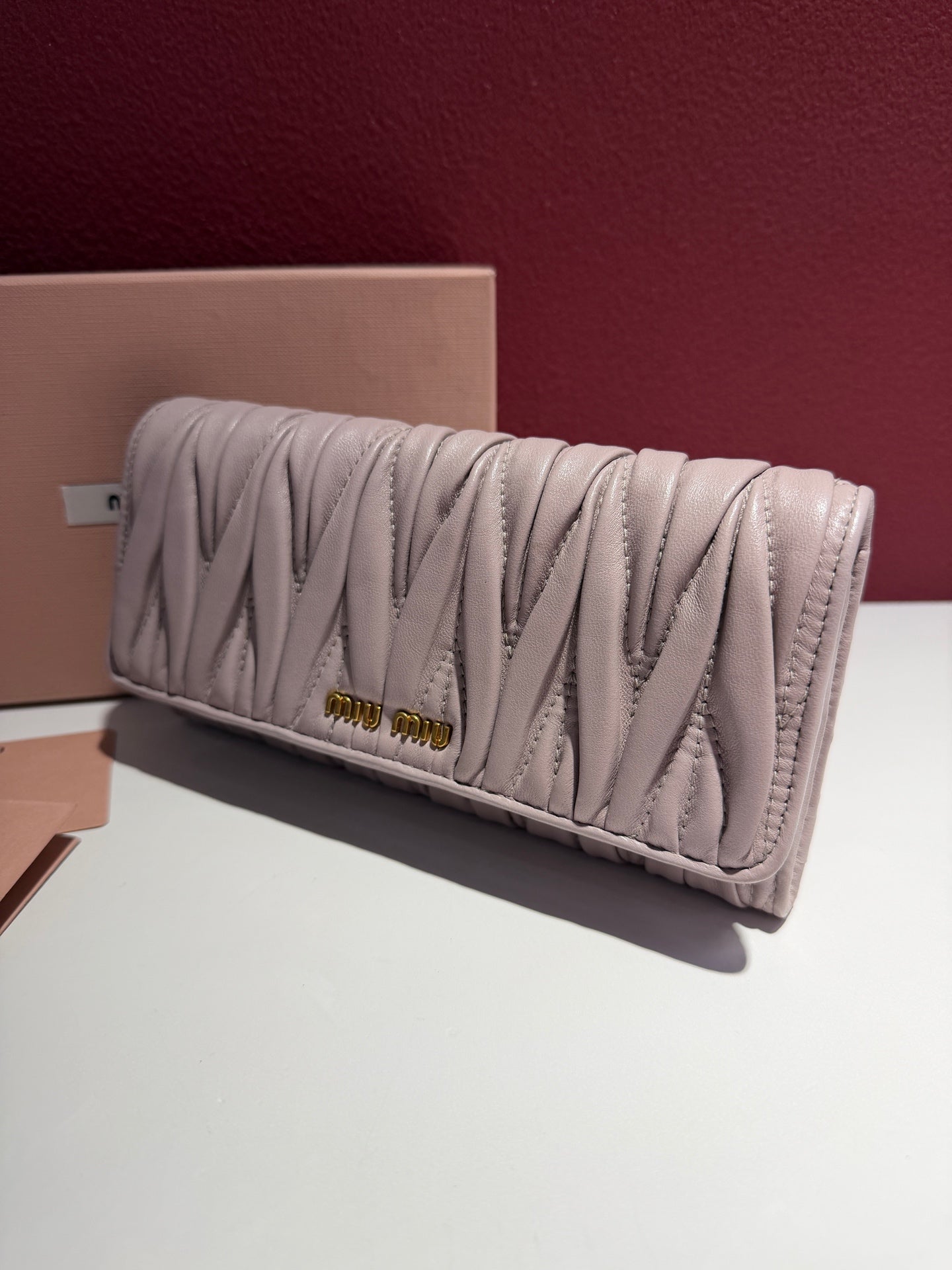 Miu Miu Pink Length 19 cm x Width 3 cm x Height 9 cm 5M1109-N88-F0025