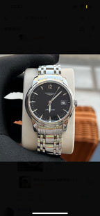 Longines Black Automatic (self-winding) watch