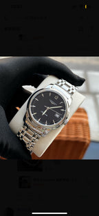 Longines Black Automatic (self-winding) watch