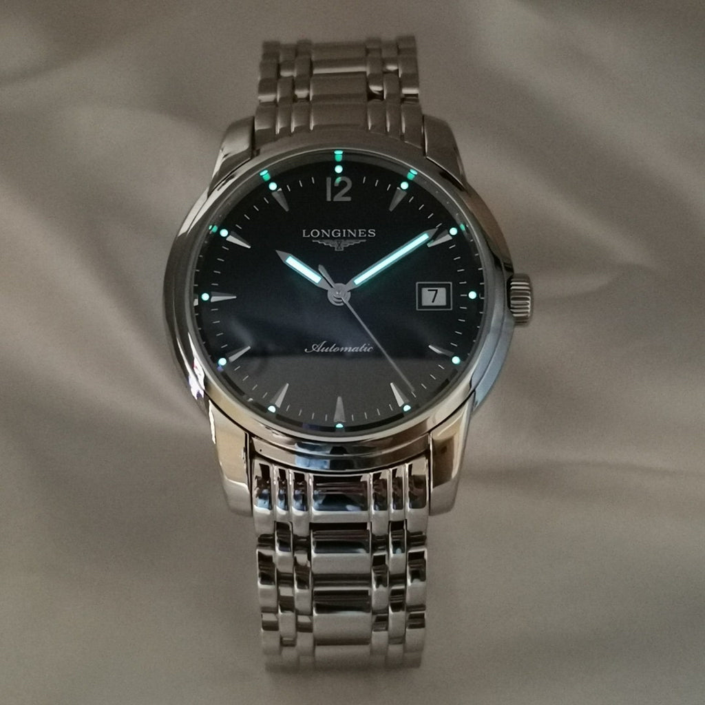Longines Black Automatic (self-winding) watch
