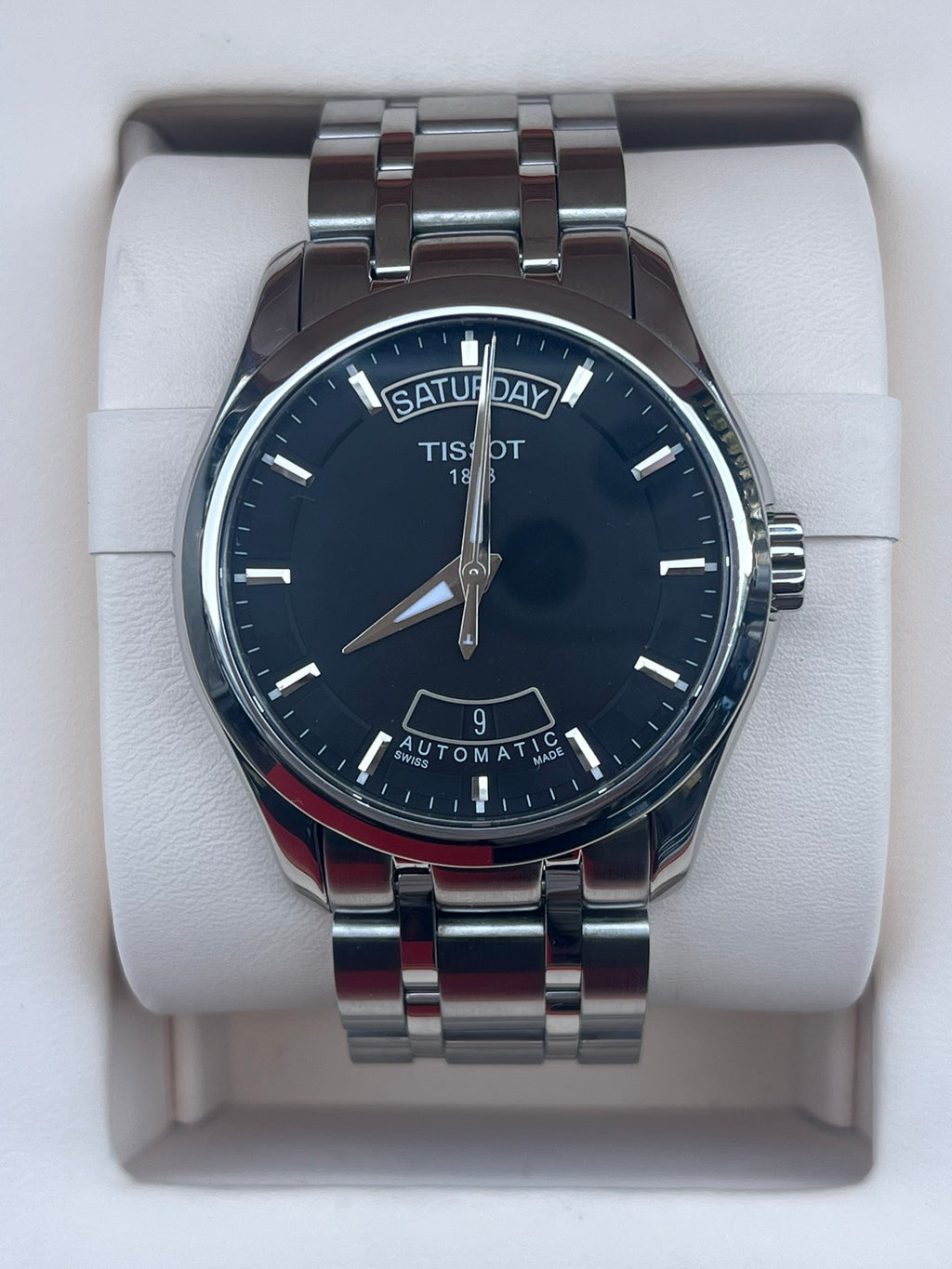 Tissot Classic Black Automatic (self-winding) watch 39 millimeters T035.407.11.051.00