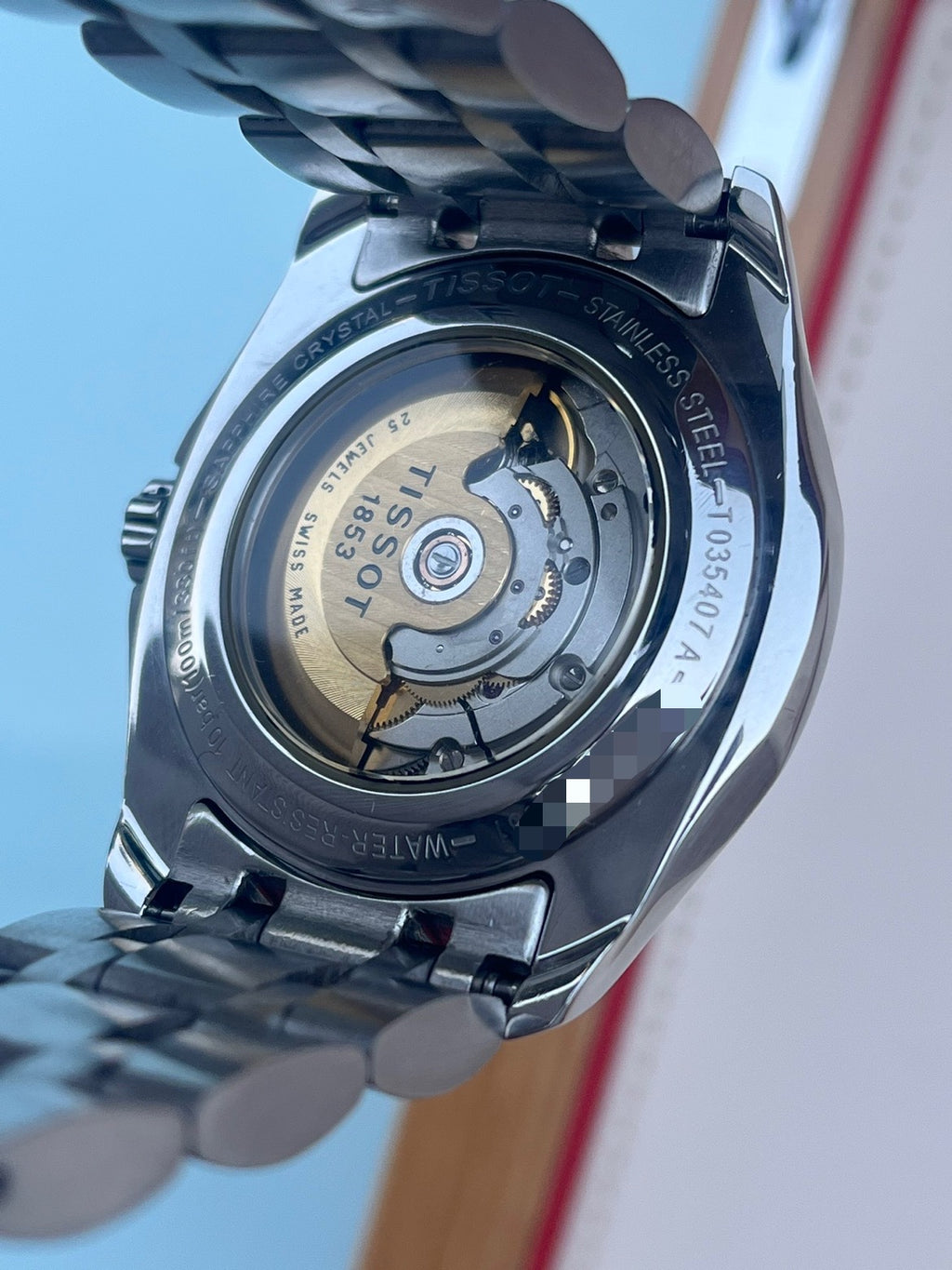 Tissot Classic Black Automatic (self-winding) watch 39 millimeters T035.407.11.051.00