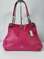 Coach Leather Pink