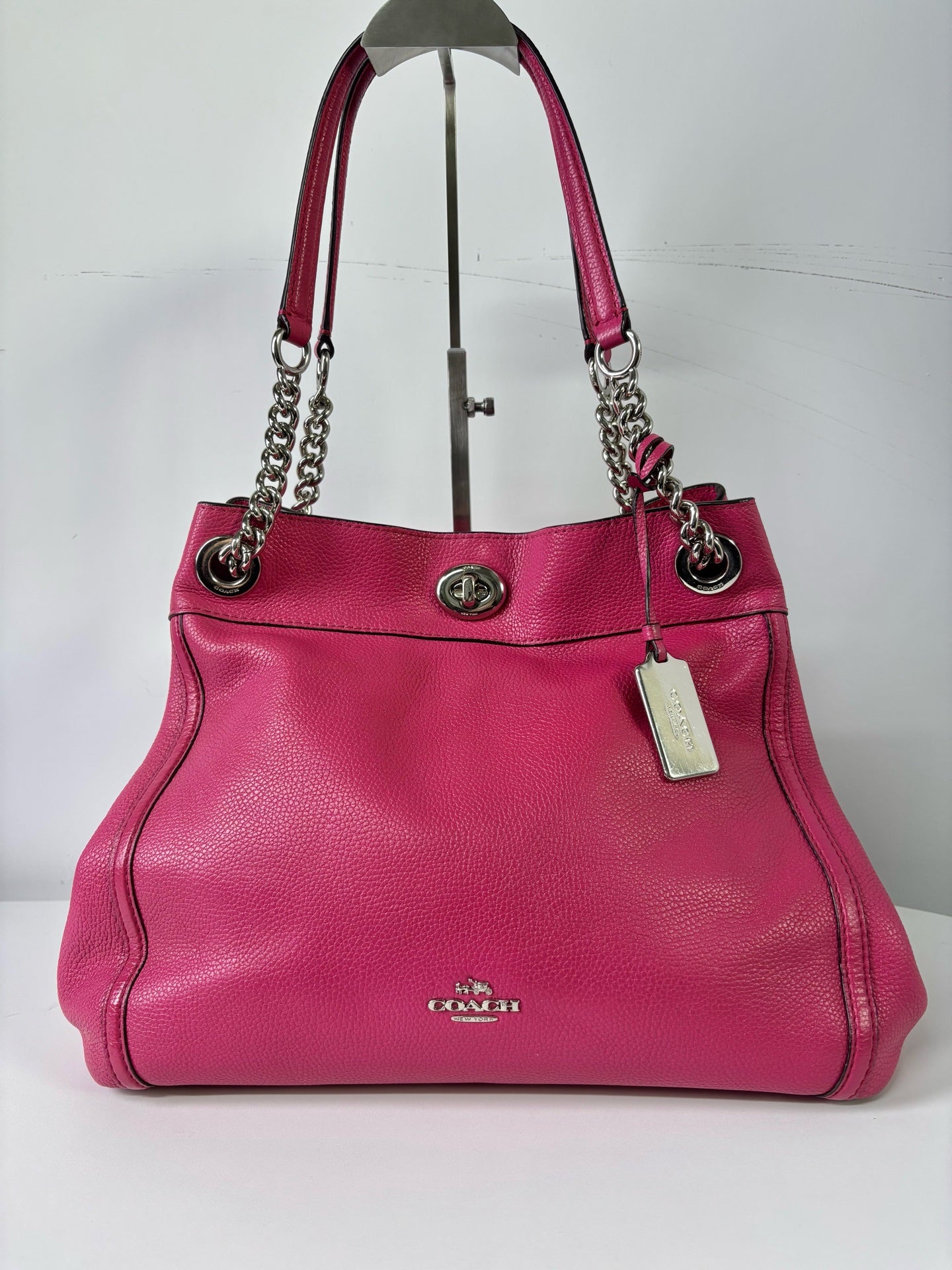 Coach Leather Pink