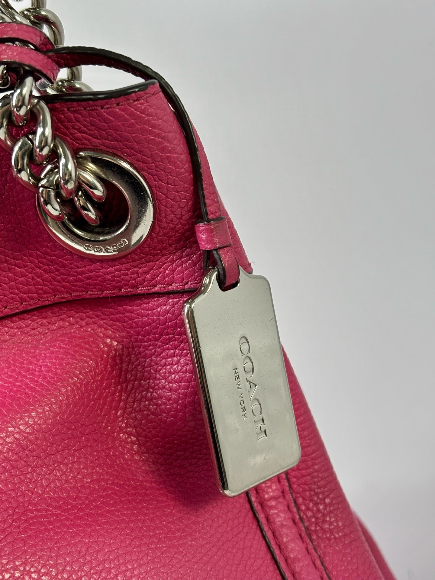 Coach Leather Pink