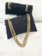 Balenciaga CRUSH Tweed Black 729314210PC1000