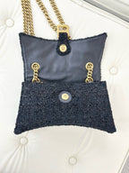 Balenciaga CRUSH Tweed Black 729314210PC1000