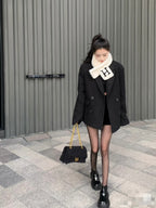 Balenciaga CRUSH Tweed Black 729314210PC1000