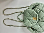 Salvatore Ferragamo Green Backpack