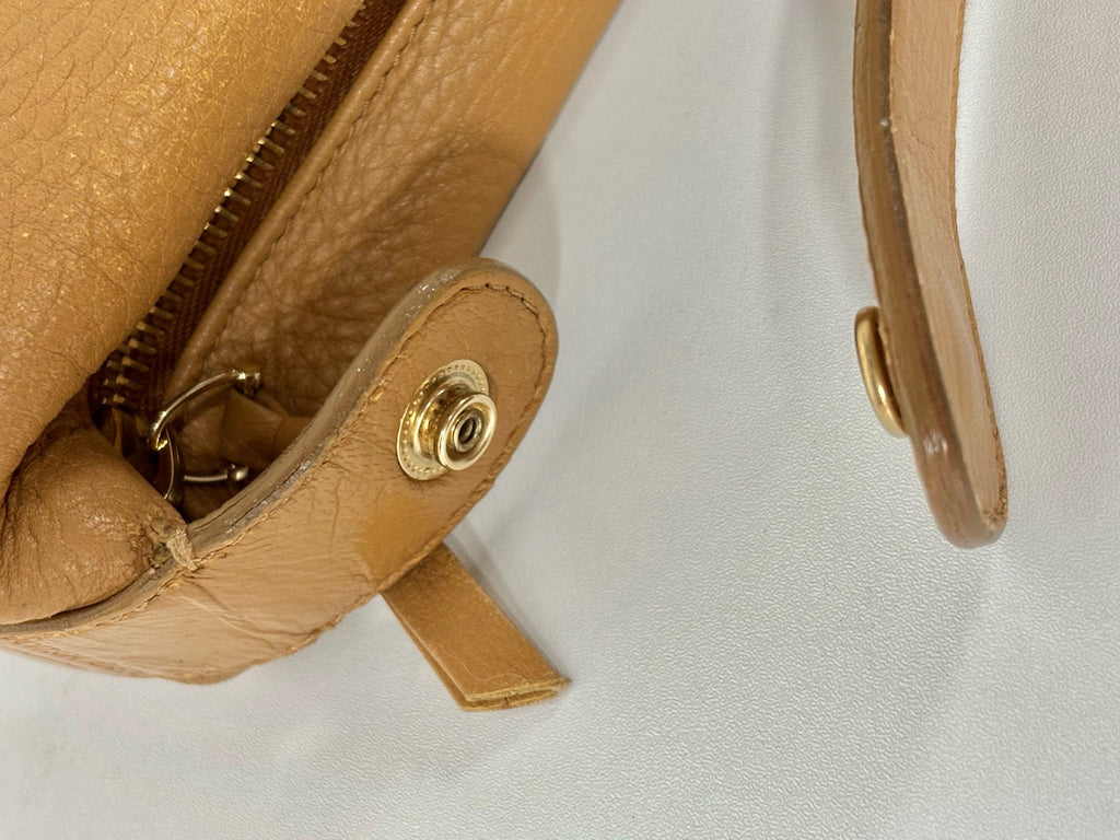 Bottega Veneta Yellow Satchel