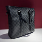 Louis Vuitton Leather Black Satchel Length 35 x Width 10 x Height 33 cm N41259