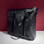 Louis Vuitton Leather Black Satchel Length 35 x Width 10 x Height 33 cm N41259
